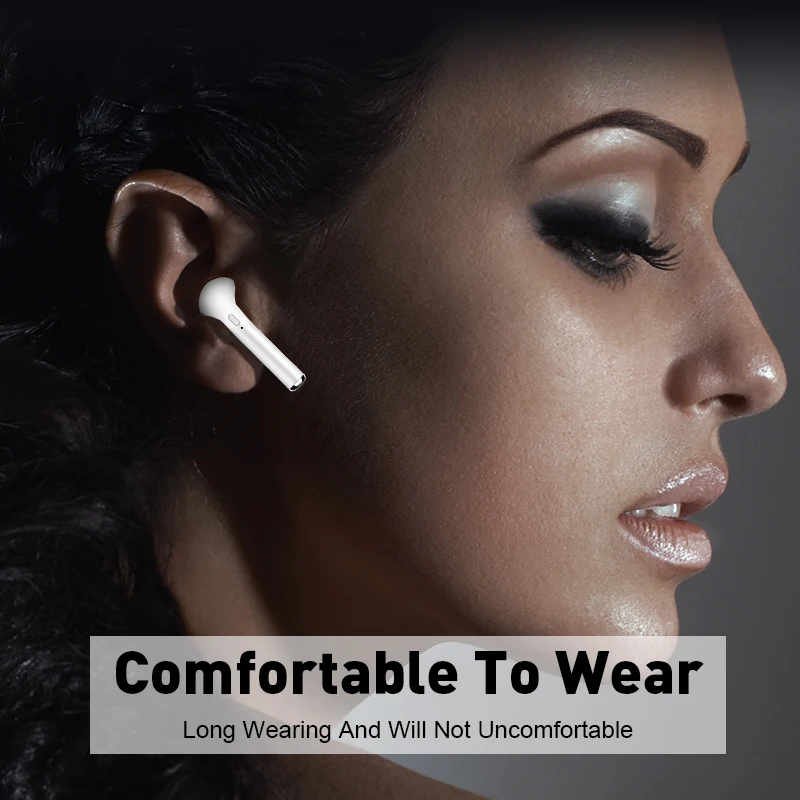 Горячая M& J TWS i7 мини беспроводные Bluetooth 5,0 наушники настоящие стерео наушники с зарядной коробкой микрофон для смартфона i7s
