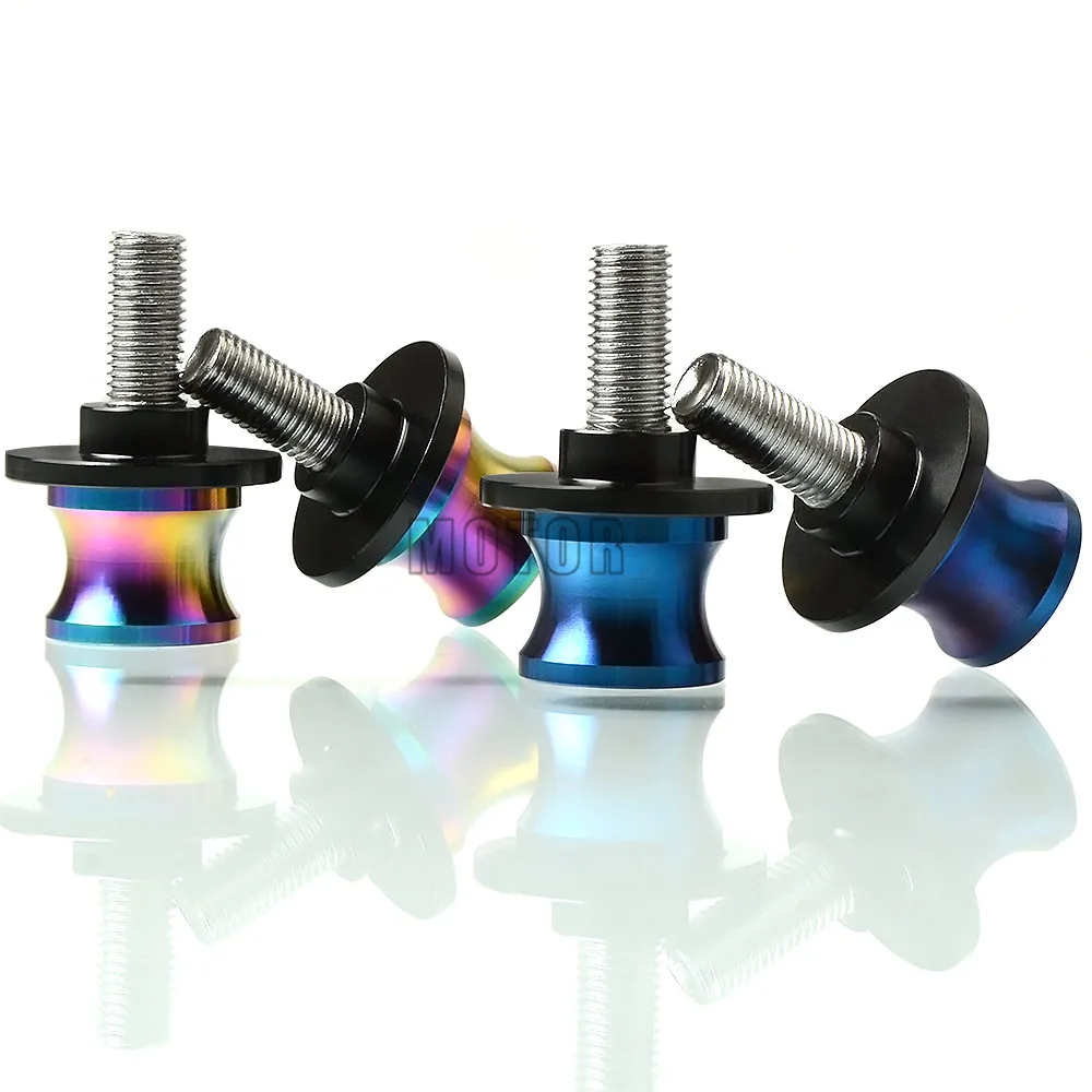 10MM For Kawasaki Ninja ER-6N 2006-2016 ER6N ER 6N Motorcycle Rear Swingarm Sliders Spools Stand Screws Swing Arm Protector M10 |