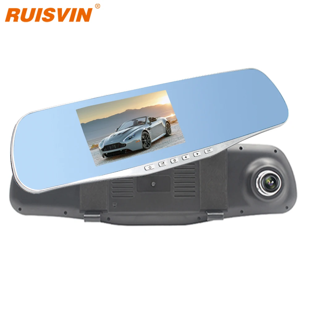 Ruisvin 4.3 дюймов зеркало заднего вида регистраторы Авто Видео Регистраторы