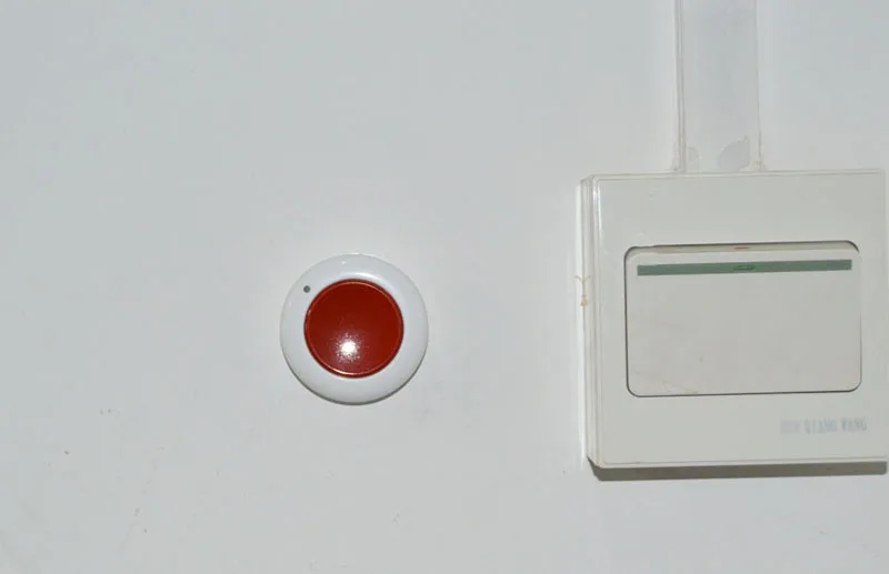 433 МГц Беспроводная кнопка SOS для беспроводной Wifi/GSM домашней охранной сигнализации, 1 ключ сигнализации, кнопка паники для пожилых людей, детей