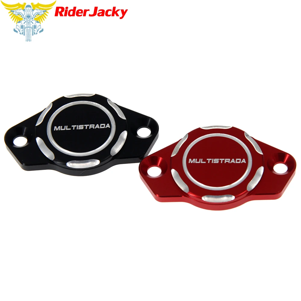 RiderJacky Черный Красный ЧПУ Мотоцикл Двигатель Масляный Фильтр Крышка Для Ducati