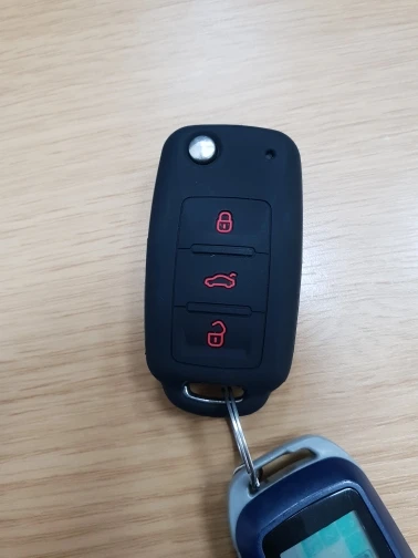 Силиконовый чехол книжка для ключа с дистанционным управлением VW Golf Passat Beetle Rabbit