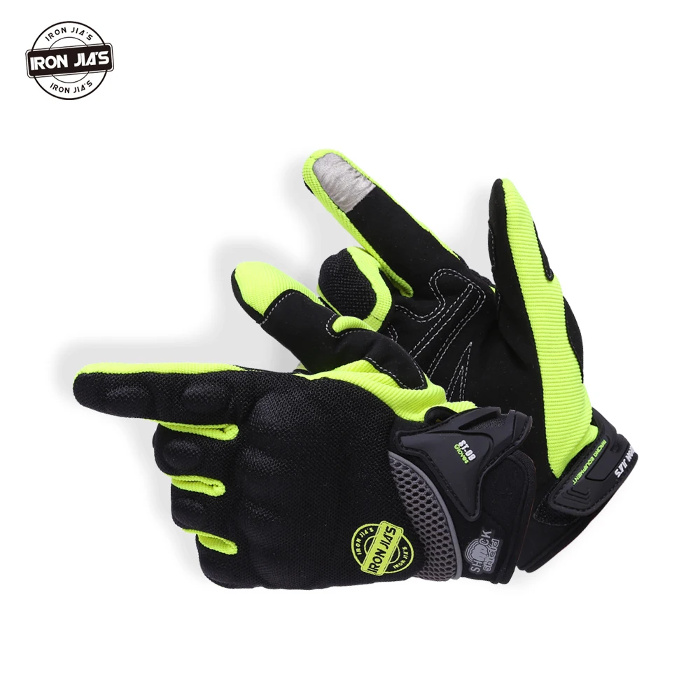 Мотоциклетные дышащие перчатки с сенсорным экраном гоночные защитные Moto носимые