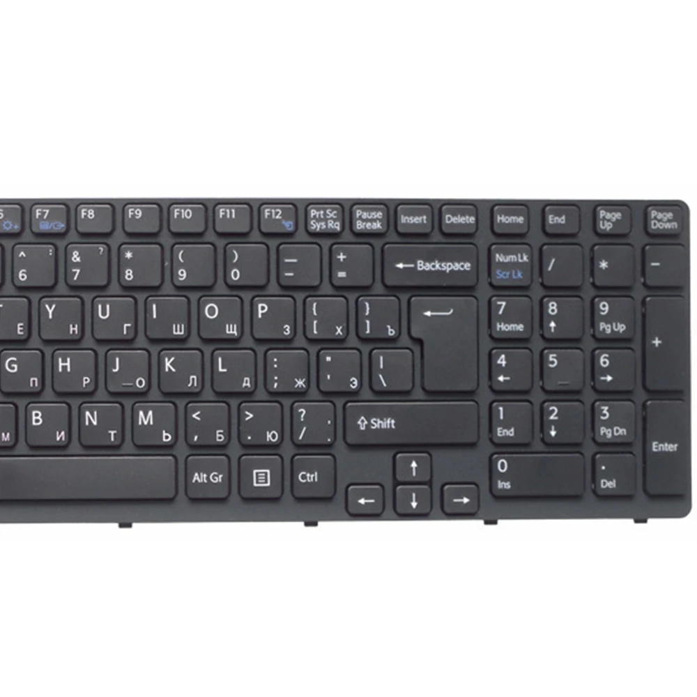 Русская черная клавиатура для ноутбука Vaio SVE17 SVE1711 SVE1712 SVE1713 русская Новинка| |