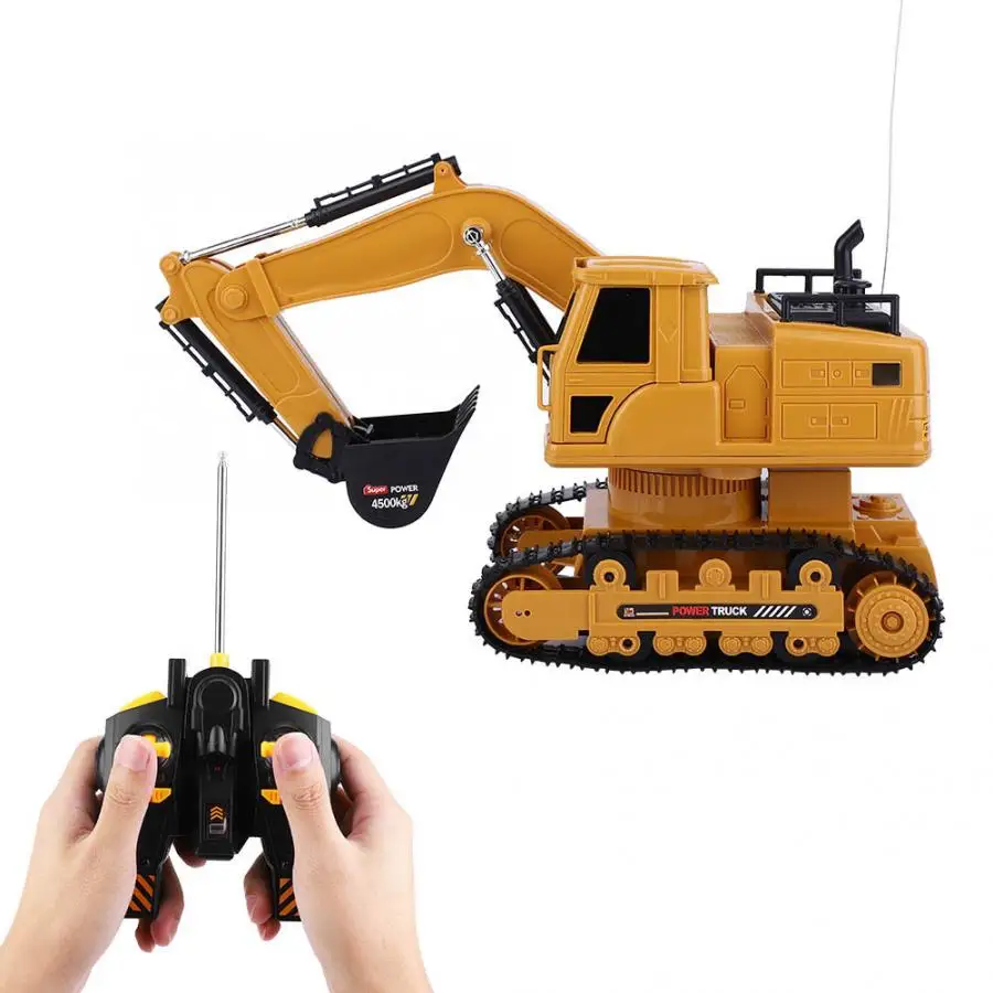 Пластик 10CH RC экскаватор Автомобиль 2 4G 1:12 детский модель дистанционного