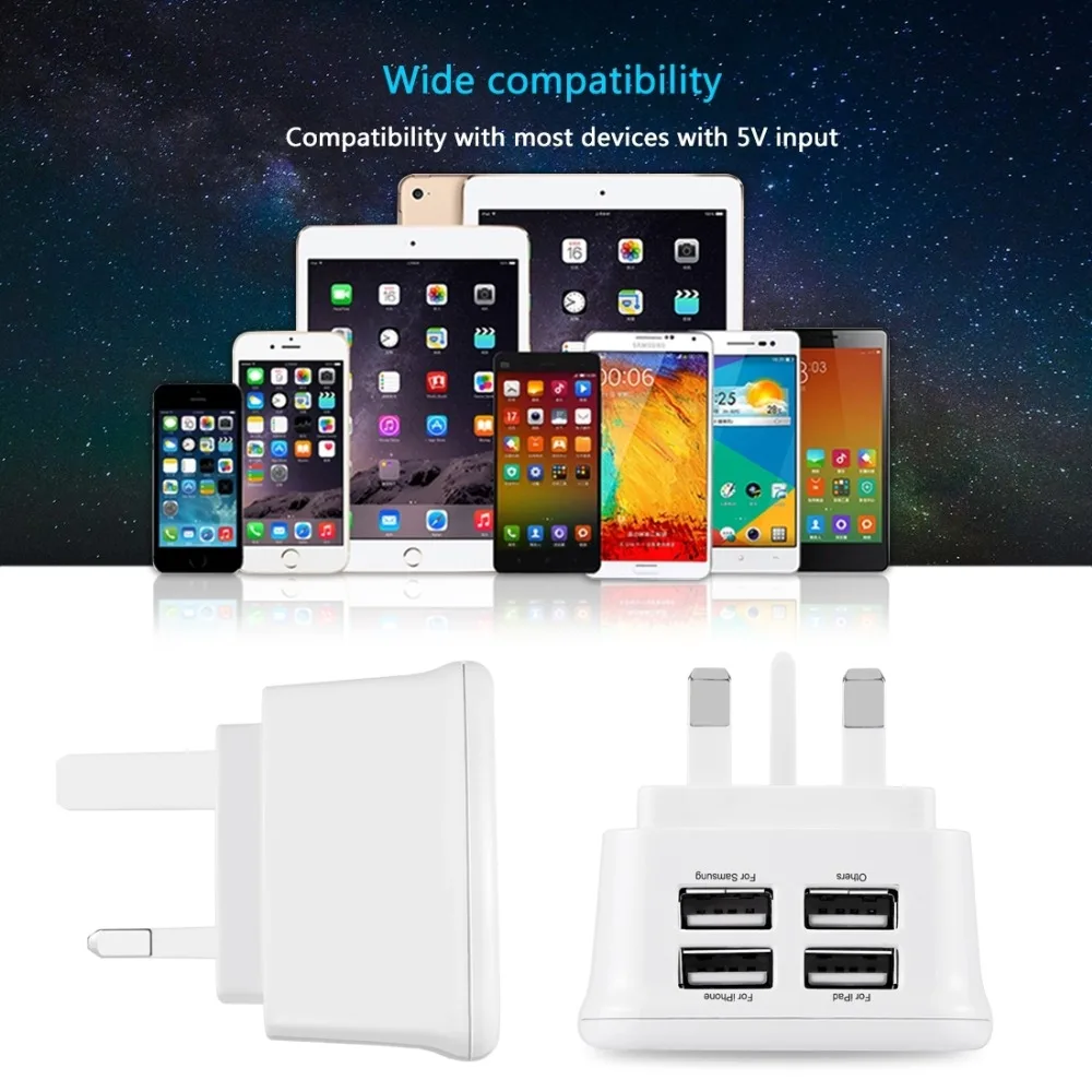 Haweel Универсальное зарядное устройство для iPhone iPad Samsung Huawei XiaoMi|power adapter uk|adapter ukuk plug |
