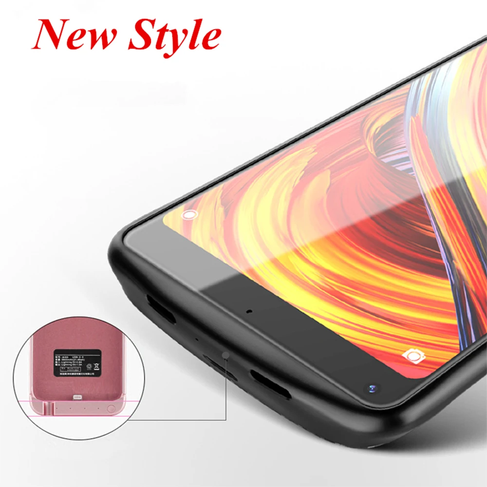 Чехол для зарядного устройства Xiaomi MIX 2 4700 мАч чехол резервного аккумулятора