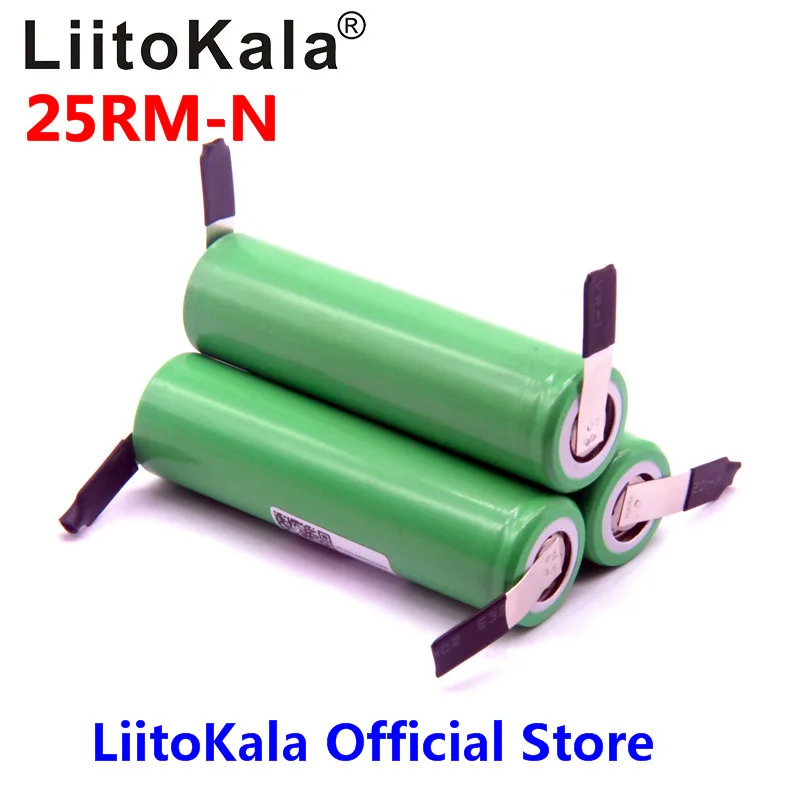 Литий ионный аккумулятор LiitoKala 18650 2500 мАч INR18650 25R M 20A|liitokala 18650|liitokala batterylithium battery |