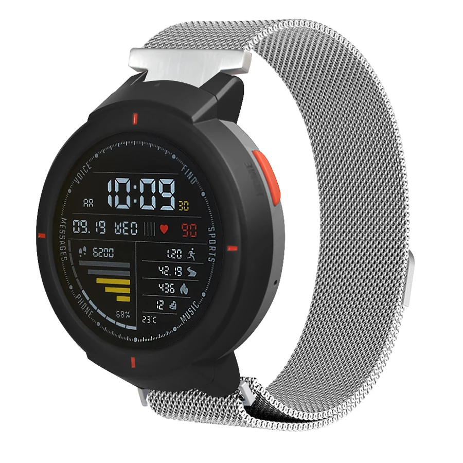 Миланская петля ремешок для часов для Xiaomi Huami Amazfit Verge 3 Магнитный адсорбционный металлический браслет для Amazfit Verge 3