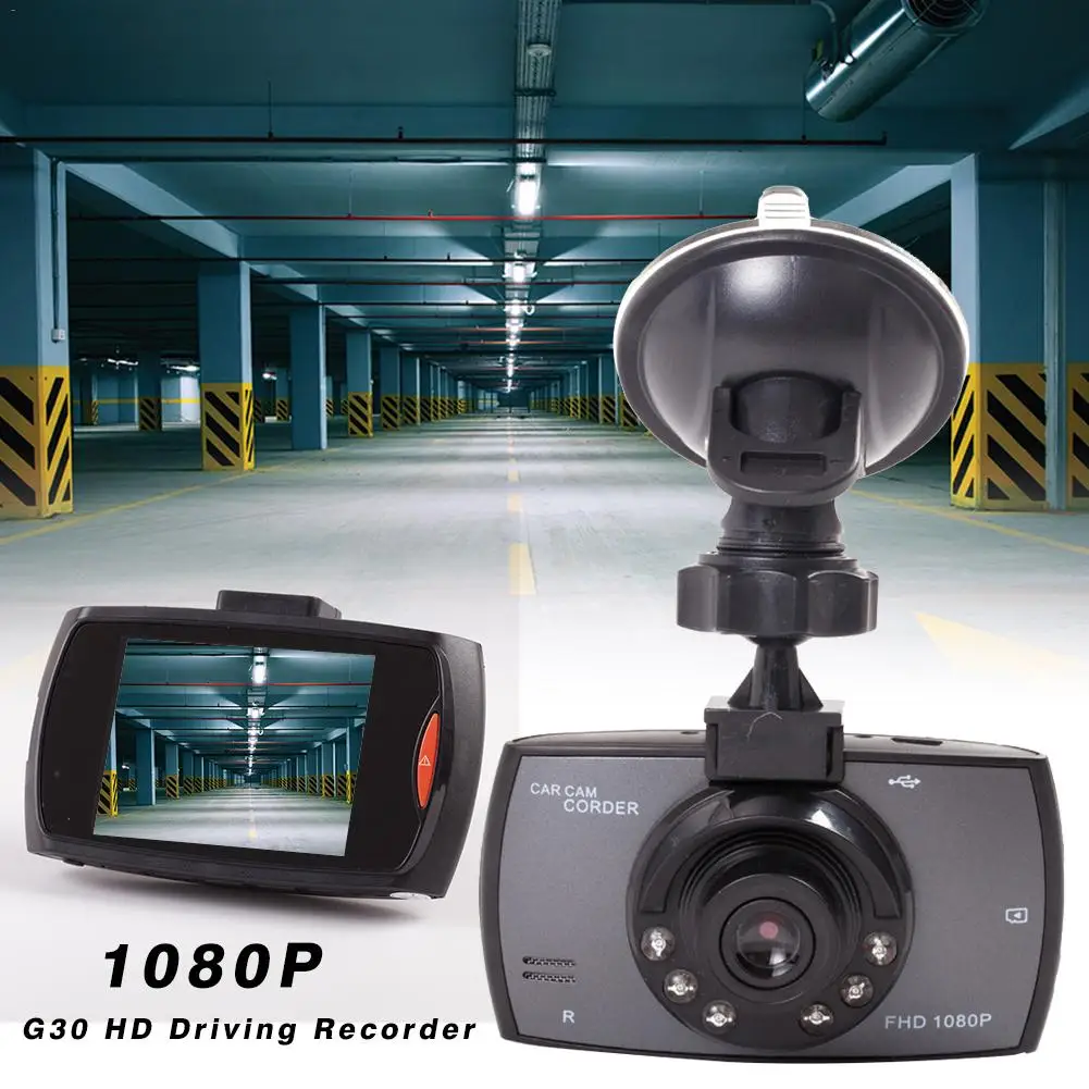 Видеорегистратор автомобильный G30 Full HD 1080P угол обзора 140