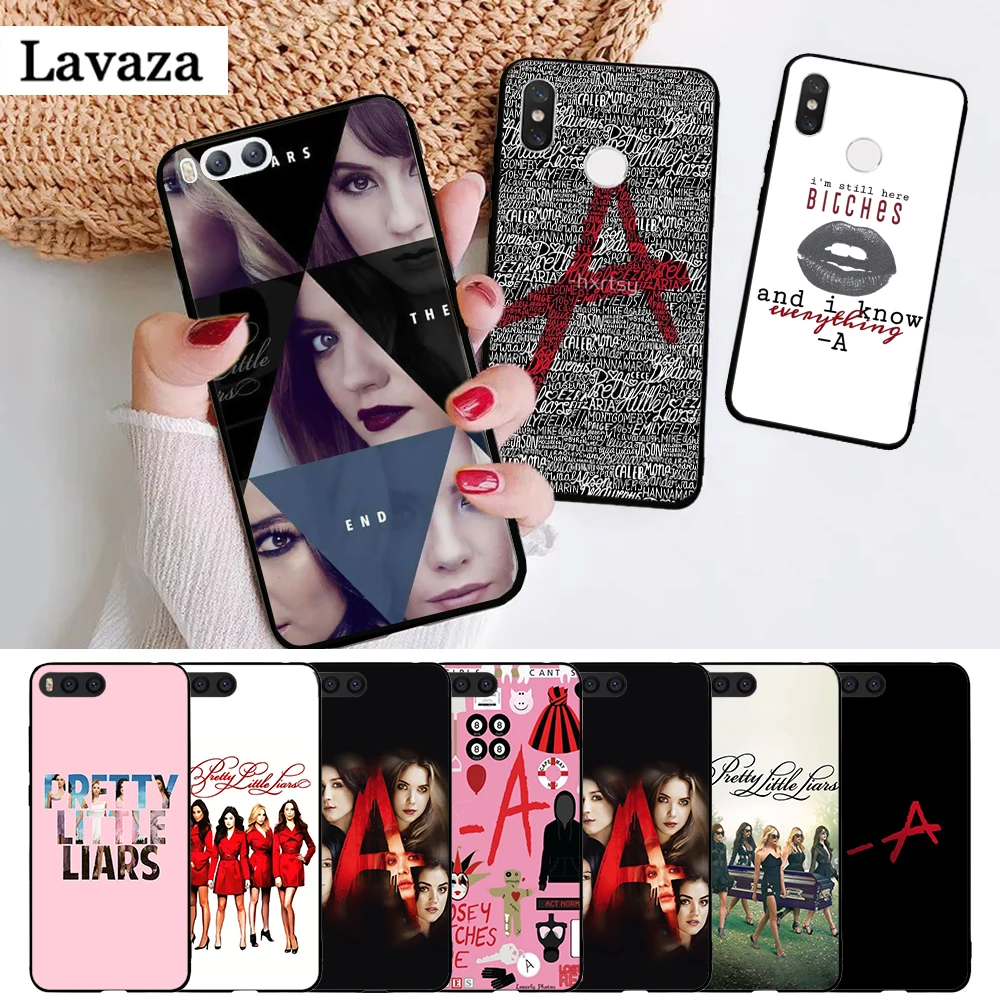 Надписью Pretty Little Liars и PLL сериал Гибридный Силиконовый чехол для Xiaomi MI 5X 6 6X 8 9 SE 9T Pro