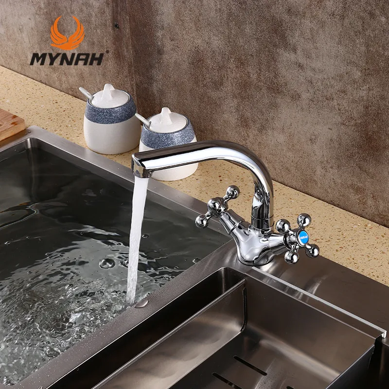 MYNAH Россия бесплатная доставка современный стиль кухонный кран смеситель для