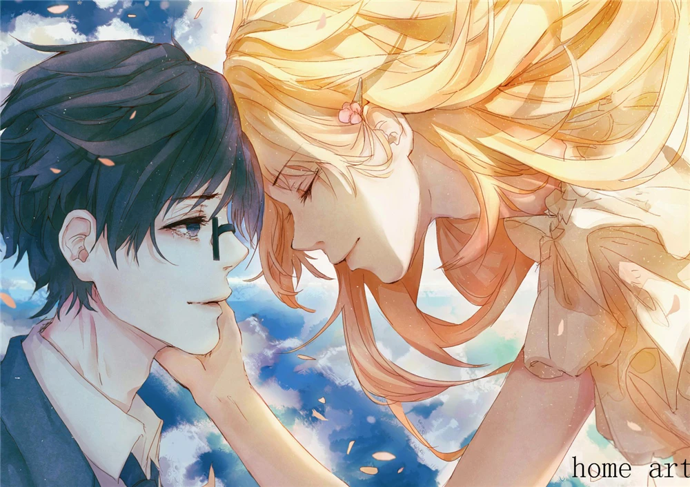 Постер Your Lie в апреле четкое изображение настенные наклейки украшение для дома