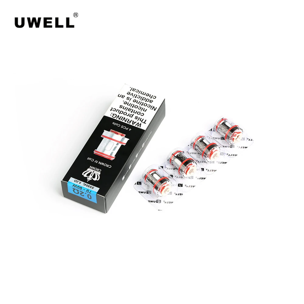 4 шт./8 шт. оригинальная катушка Uwell Crown Dual SS904L 0 2 Ом UN2 23 аксессуары для электронных