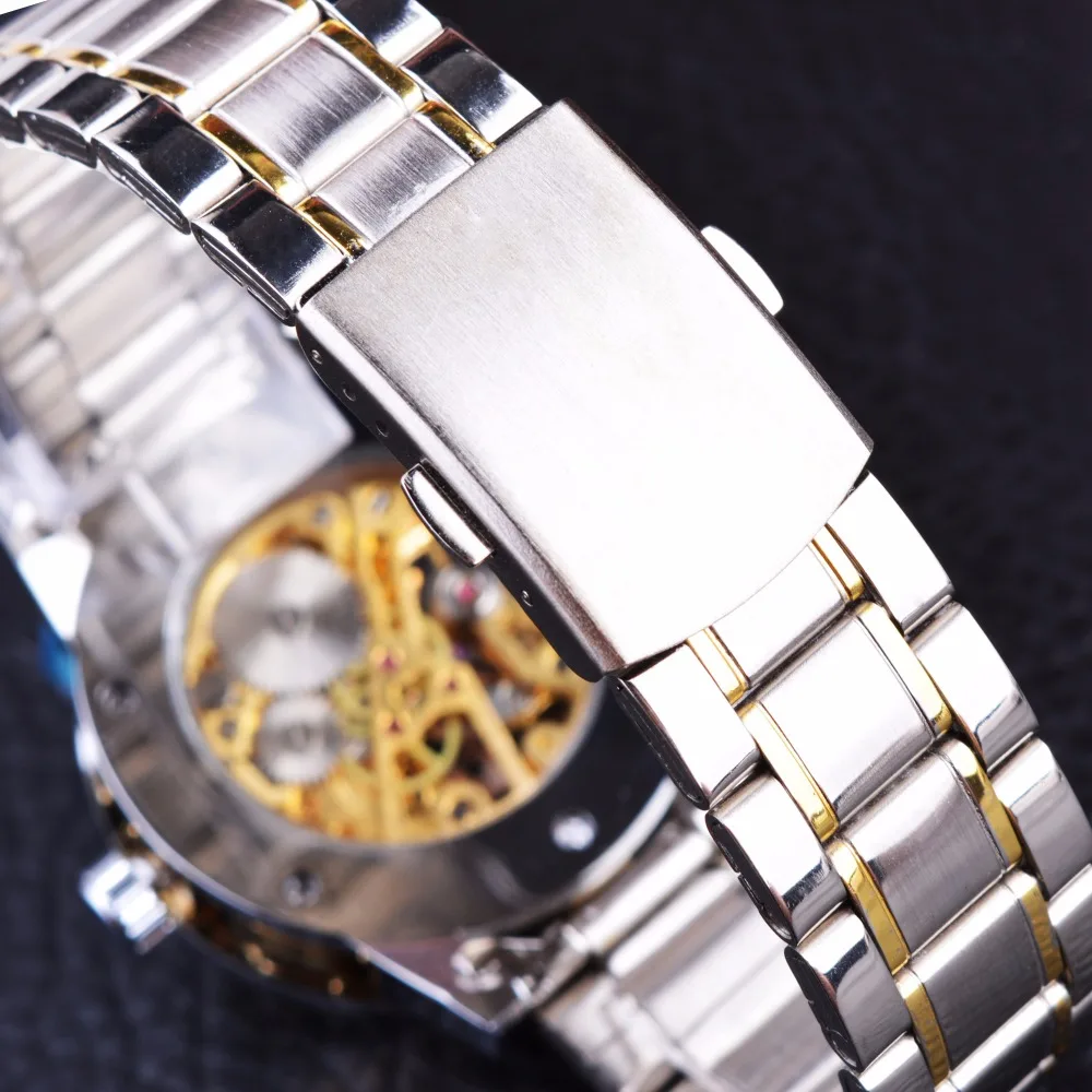 Часы наручные Winner Мужские механические классические дизайнерские прозрачные с Т