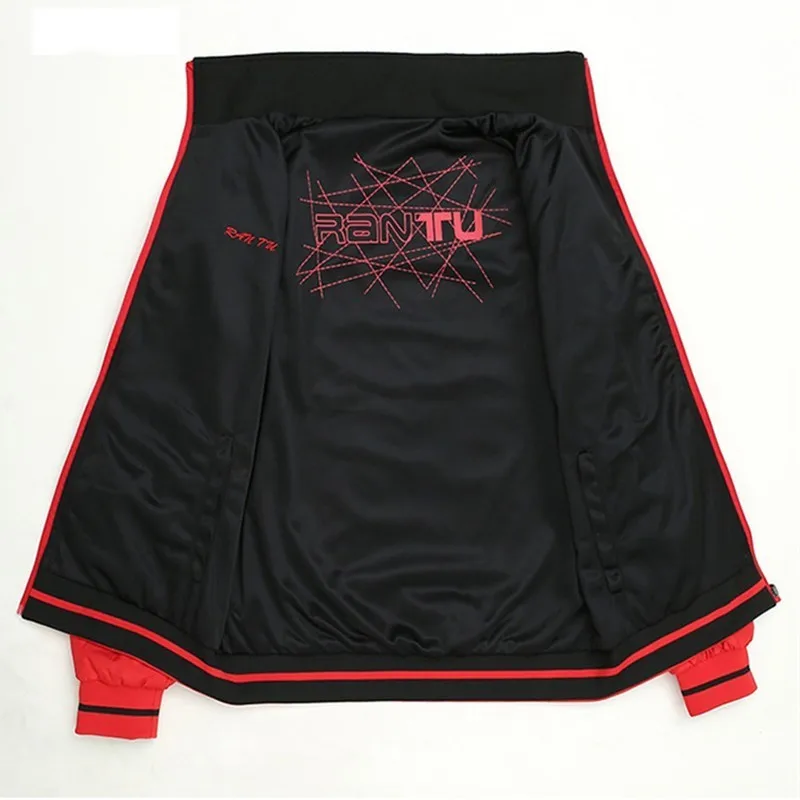 Куртка мужская двухсторонняя спортивная одежда Бомбер красная куртка большие