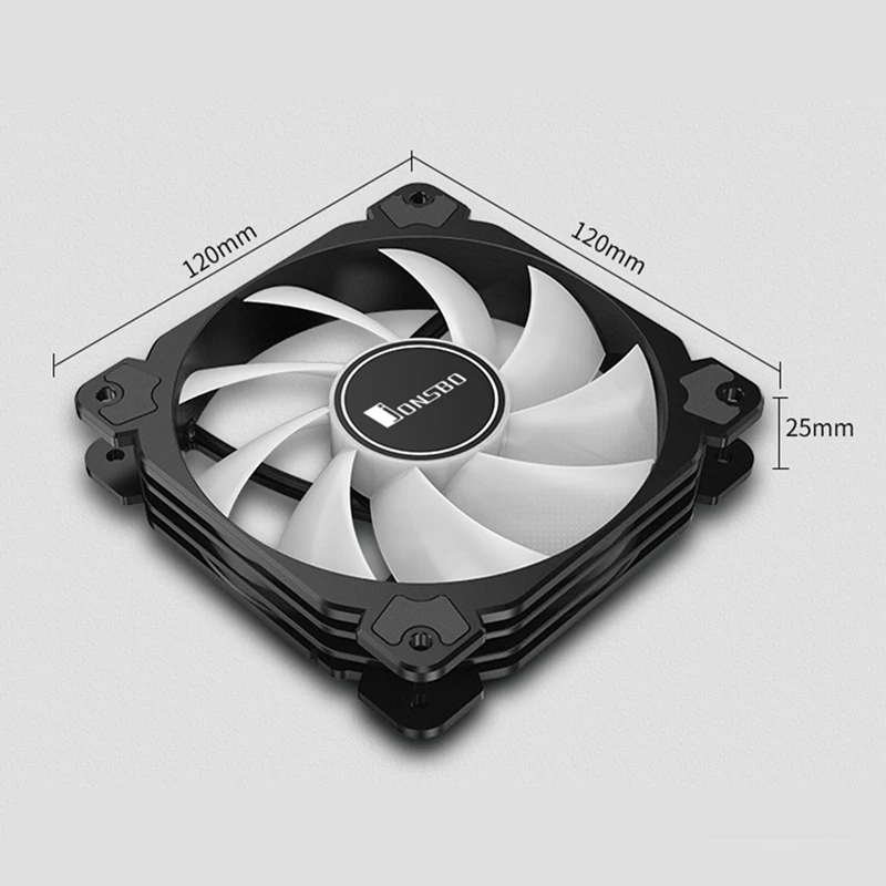 Jonsbo Fr-502 вентилятор для ПК корпус процессора Вентилятор Кулер 12 см Rgb Aura