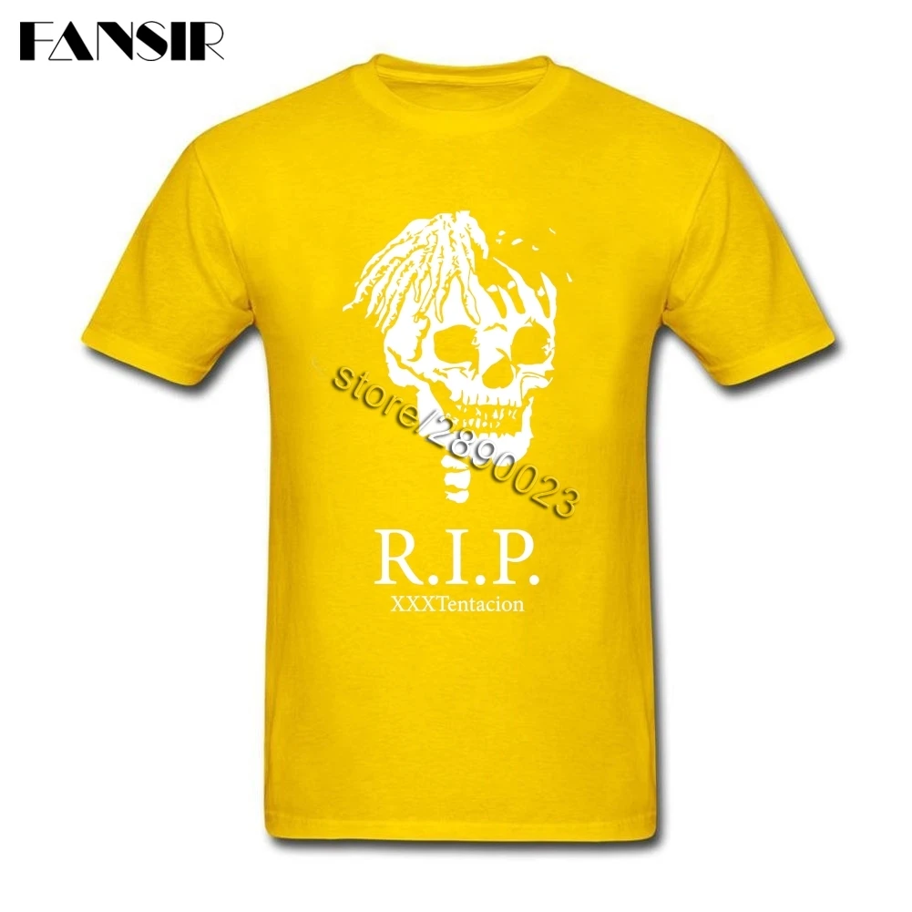 Р. И. П. XXXTentacion Camisa новые разработки Для Мужчин's футболки короткий рукав 100%