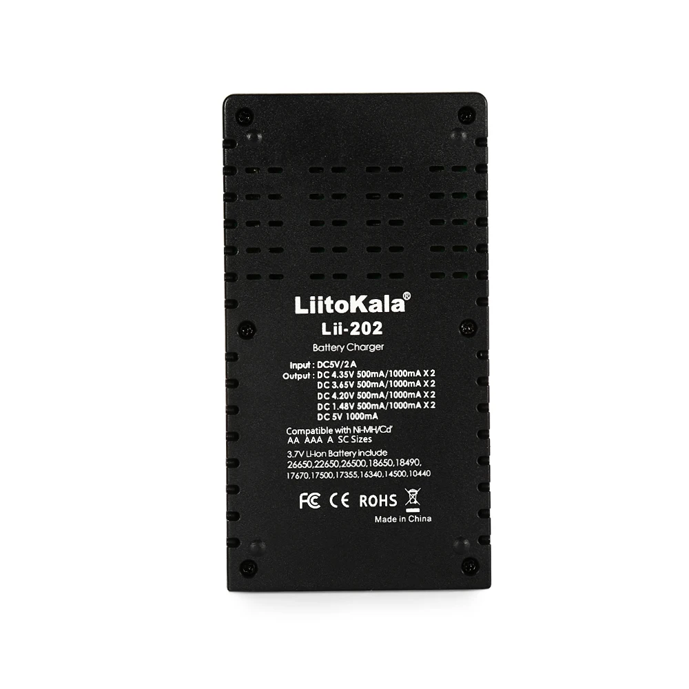 LiitoKala Оригинальное USB интеллектуальное зарядное устройство с функцией внешнего