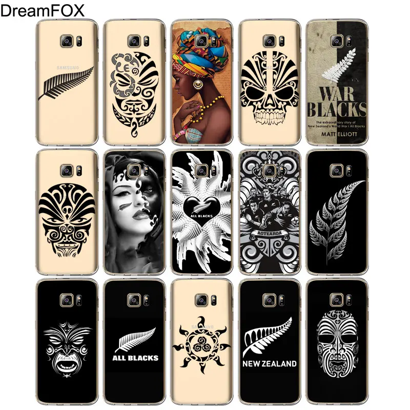 DREAMFOX M170 черный маори лицо Мягкий ТПУ силиконовый чехол для Samsung Galaxy S5 S6 S7 S8 S9 S10 5G S10E