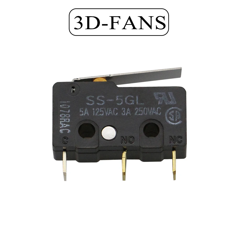 

Free Shipping 5pcs/lot Ultimaker 3d Printer Limit Switch OMRON SS-5GL 5A 1.47N Omron OMRON micro switch micro switch SS-5GL