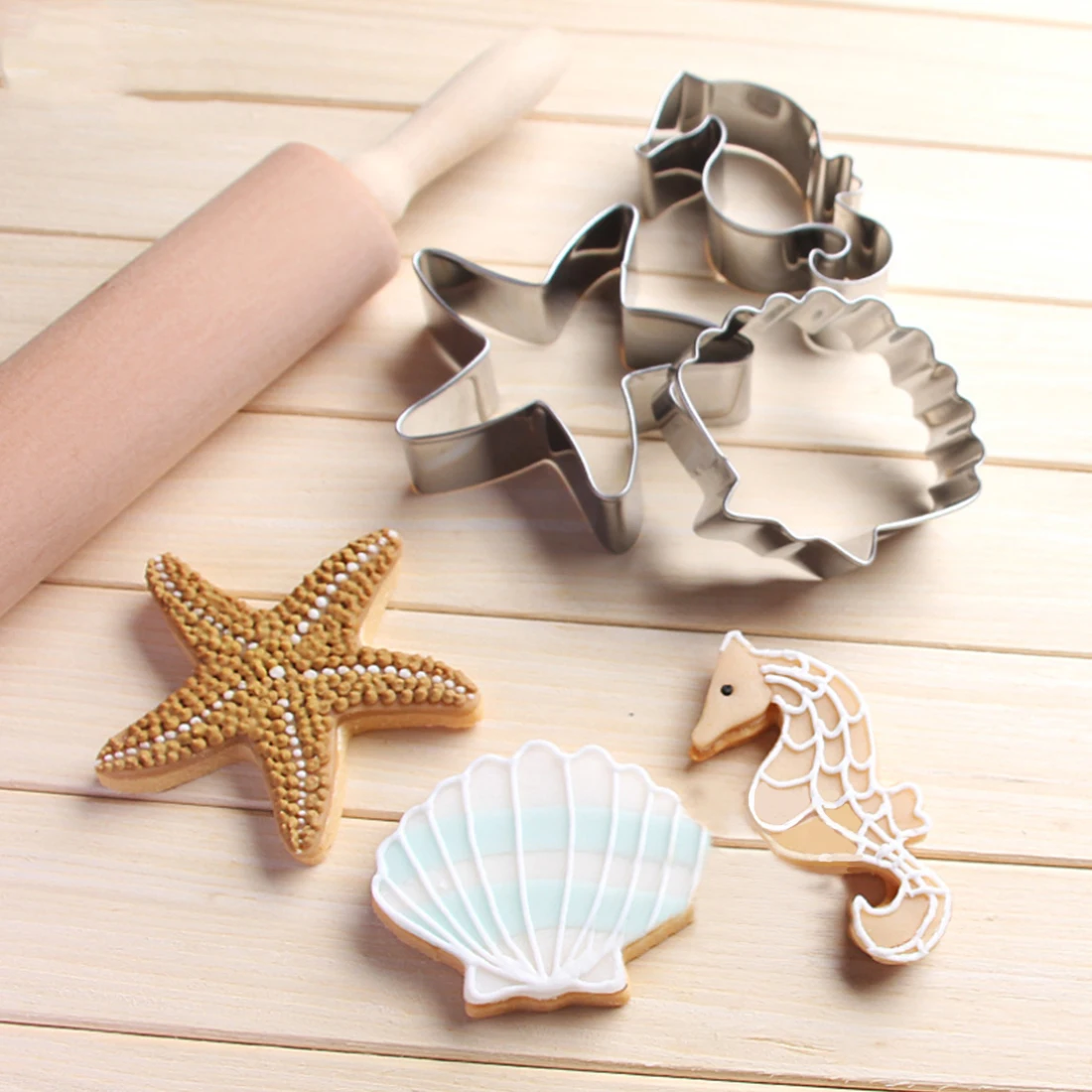 Корпус для декора Hippocampus Starfish 3 шт./компл. новинка морской тематики нержавеющая