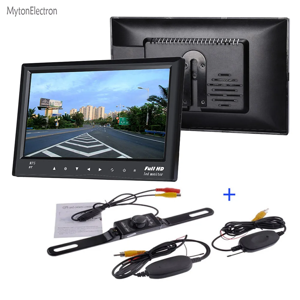 7 дюймовый автомобильный/FPV монитор со светодиодным экраном и поддержкой Bluetooth с