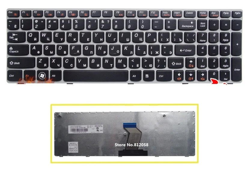 SSEA Новая русская клавиатура RU для LENOVO IdeaPad G560 G560A G565 G560L Клавиатура ноутбука|laptop