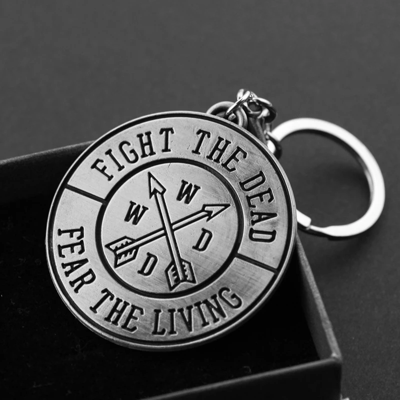 Брелок для ключей с надписью Ходячие мертвецы | Украшения и аксессуары