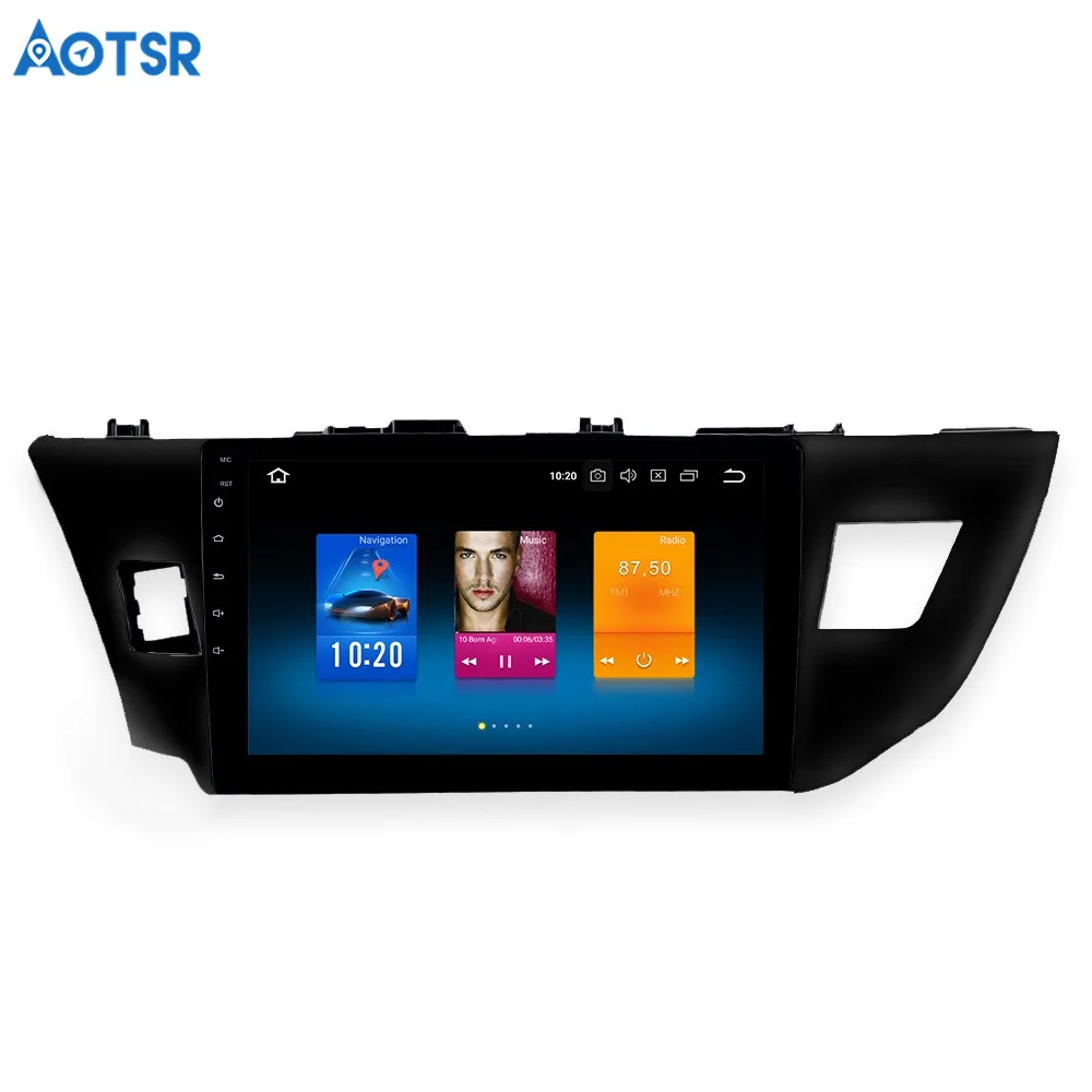 

Автомобильный 2 din android GPS Navi для Toyota Corolla 2015 Авторадио Навигация головное устройство мультимедиа 4 Гб + 32 ГБ Android 8,0 Buit-in DSP