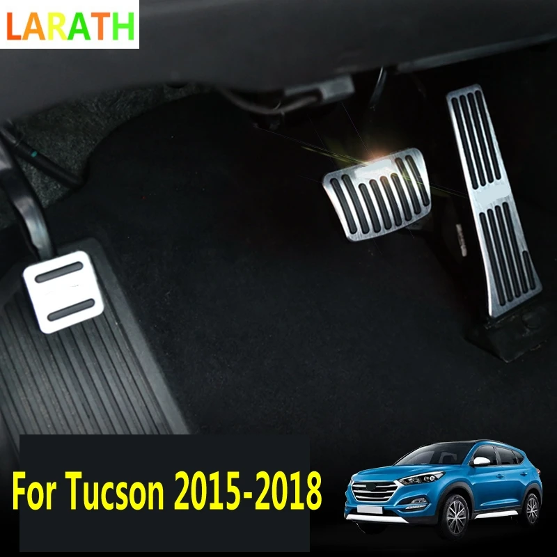 Алюминиевые автомобильные аксессуары для Hyundai Tucson 2015 2018 подставка педали газа