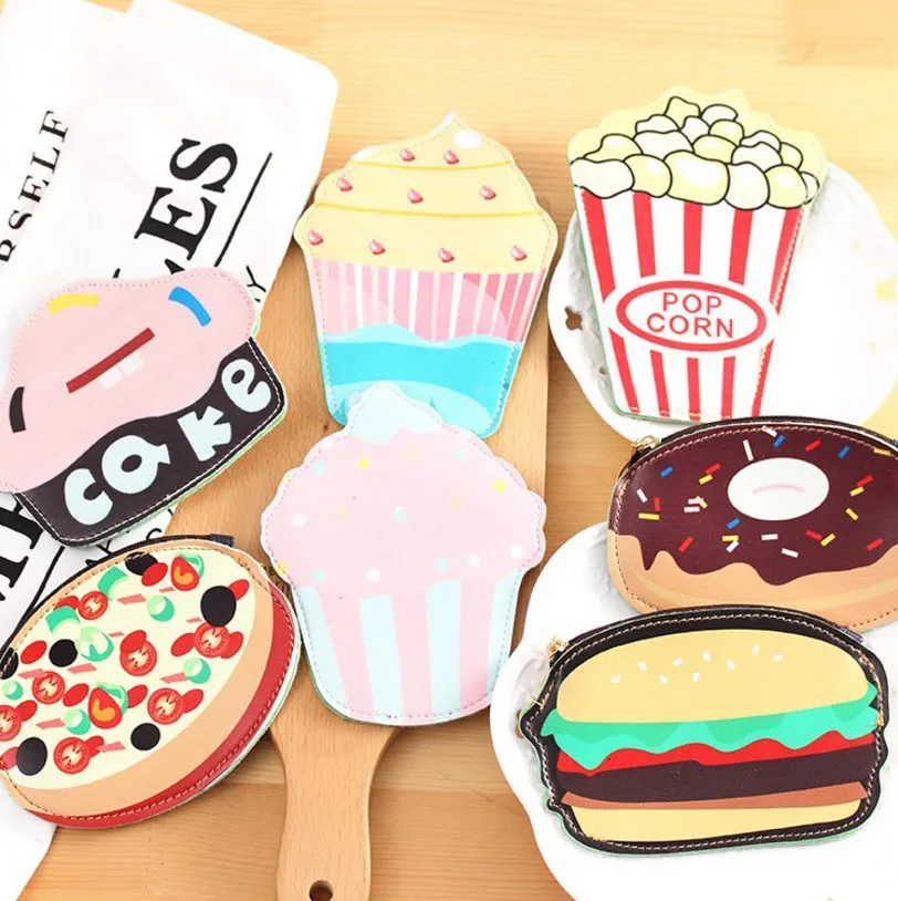 Креативный мультяшный Модный милый гамбургер мороженое пирожное попкорн