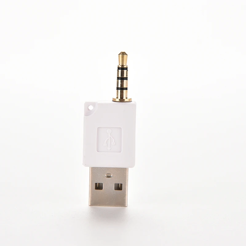 1 шт. белый конвертер USB 2 0 штекер Адаптер 3 5 мм AUX аудио стерео для Apple iPod|Кабели VGA| |