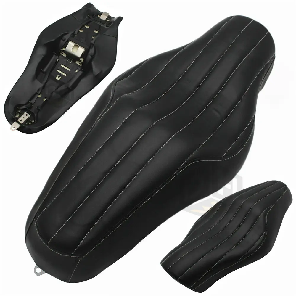 Новинка цельное сиденье для водителя и пассажирского сиденья Harley XL883 XL1200 N R L |