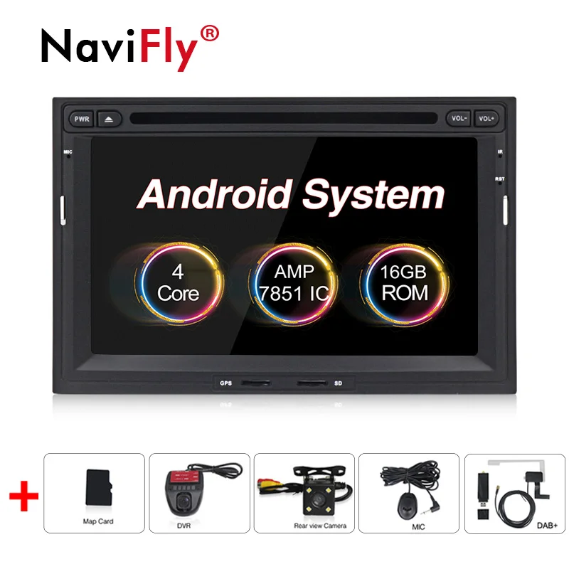 Car dvd camera DVR Новинка! 2din Android 8,1 автомобильный dvd мультимедийный плеер для peugeot 3005 3008 5008 партнер Berlingo gps навигация Радио FM wifi USB RDS - Color: Car dvd camera DVR