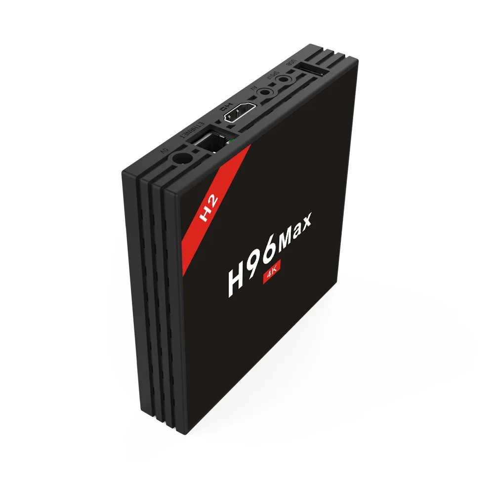 ТВ приставка H96 MAX H2 четырехъядерный процессор RK3328 ОС Android 7 1 4 Гб ОЗУ 32 ПЗУ