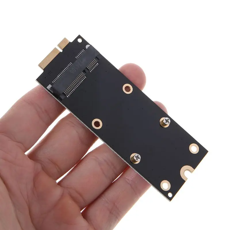 

New Mini MSATA 7+17 Pin mSATA SSD to For MACBOOK PRO Retina MC976 A1425 A1398 A1418 A1419 Hard Disk Adapter Card