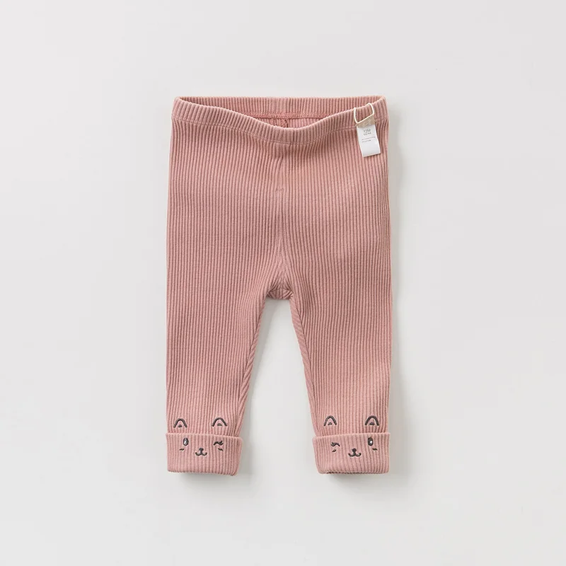DBZ11140 dave bella autumn baby girl fashion pants children full length Knit leggings pants infant toddler trousers