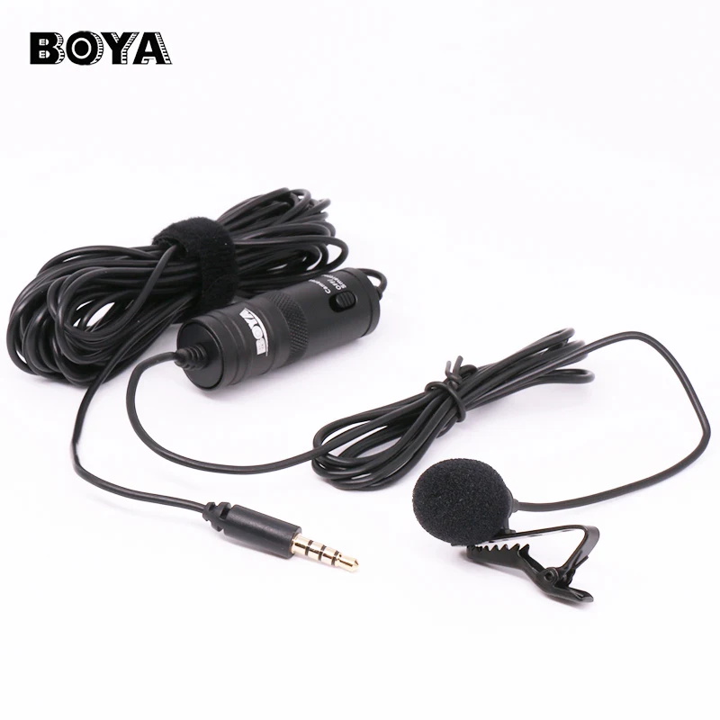 BOYA BY M1 Lavalier аудио видео телефон микрофон конденсаторный рекордер для iPhone Andriod