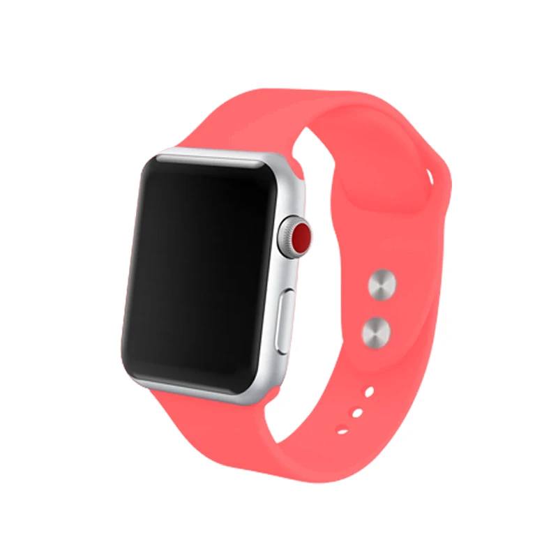 Iwatch ремешки для мужчин Apple Watch Series 2 42 мм спортивные ремешки 38 мм 44 мм заменить Мужские t белые резиновые ремешки