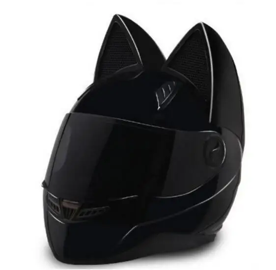 AAAAA качество мотоциклетный шлем персональный кошачий ушной 4 вида цветов розовый