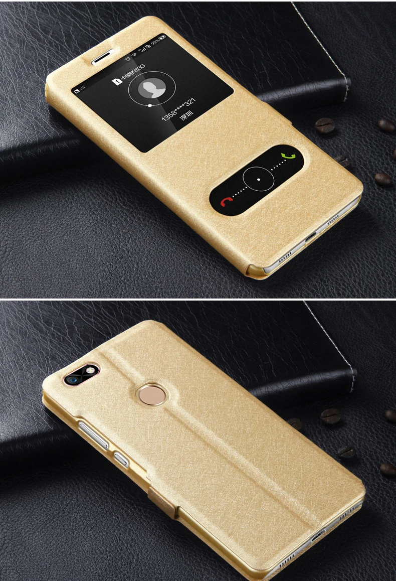 Для huawei Nova Lite чехол 5,0 с окошком быстрого просмотра флип из искусственной кожи чехол для huawei Nova Lite SLA-L22 чехол для телефона s