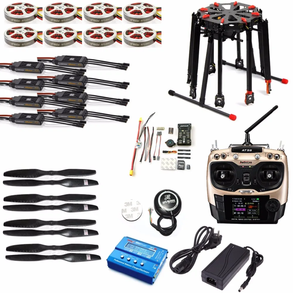 DIY GPS Дрон Таро X8 TL8X000 8 осевая складная рама 350KV 40A PX4 32 бит Полетный контроллер Radiolink