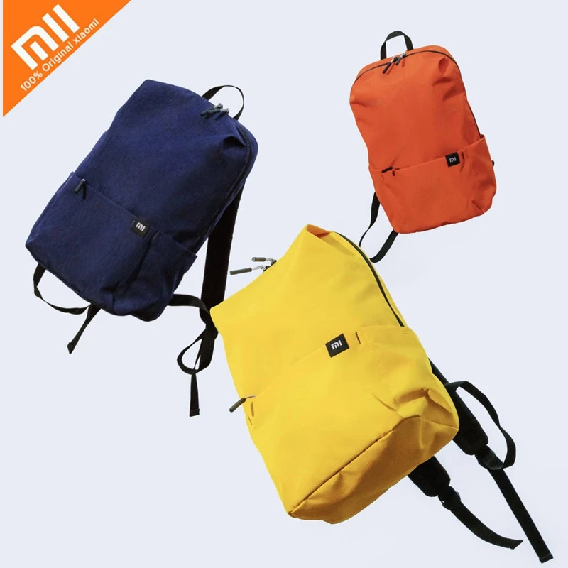 Аутентичный рюкзак Xiaomi 10L сумка для путешествий кемпинга красочные спортивные