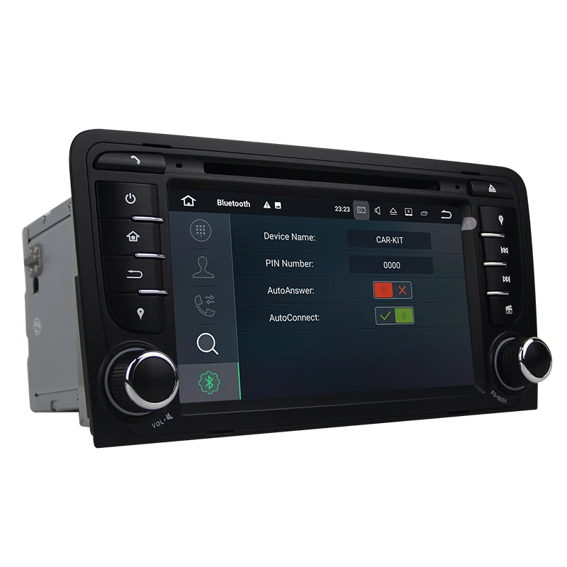 KSAOTU 7 &quotDAB + 4G Android 8 0 автомобильный DVD плеер SD GPS для AUDI A3 (2003 2011) S3 RS3 RNSE