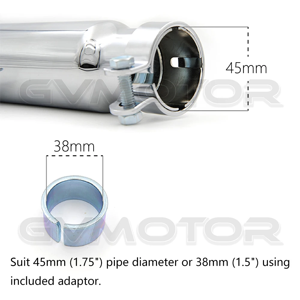 Классический винтажный глушитель выхлопной трубы для мотоцикла Harley 883 YAMAHA SR400 HONDA