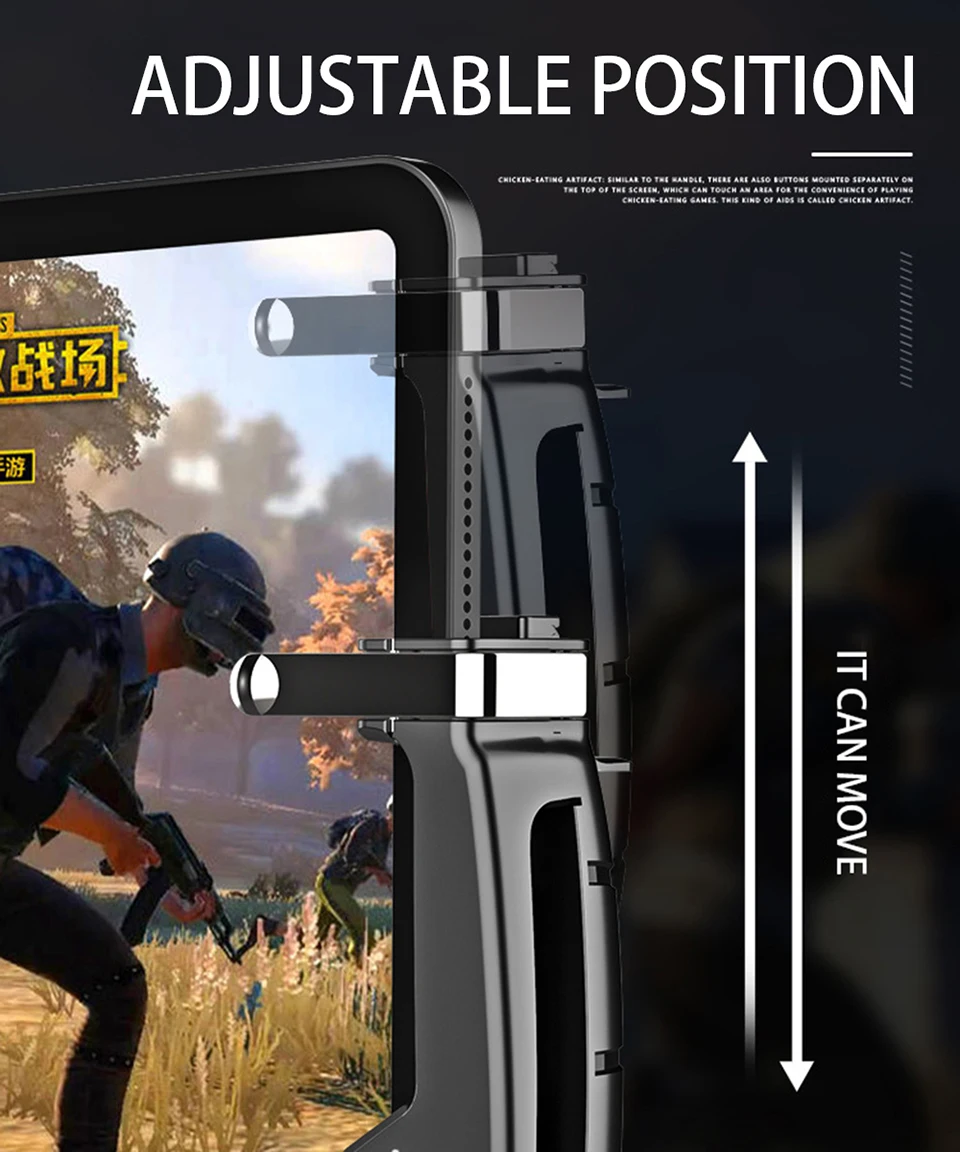 Новое поступление AKPAD 1 пара игровой триггер для PUBG/CS/Knives Out игровая консоль для ipad геймпад противоскользящая ручка для Android iOS