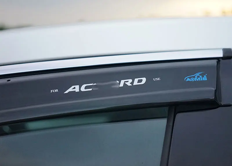 Для Honda Accord Автомобильный солнцезащитный козырек Солнцезащитный козырек дождевик для окна автомобиля пластиковые аксессуары с козырьком