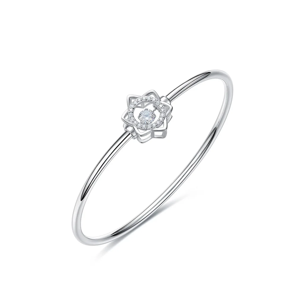 Heesen полый цветок AAA циркон Танцы камень модные ювелирные изделия Элегантный шик