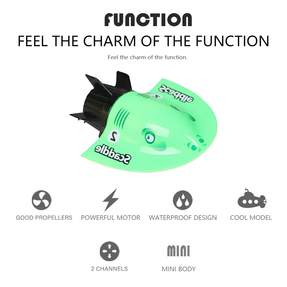 Мини-субмарина с дистанционным управлением RC лодка игрушки корабль рыба Дайвинг